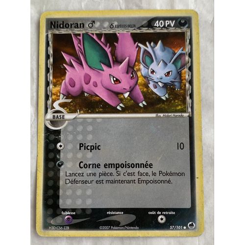 Nidoran 57/101 Set Ex Iles Des Dragons Fr