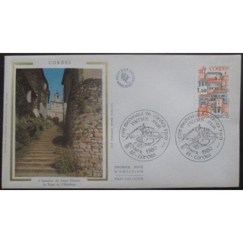 France Fdc Cordes 05-04-80 Cordes