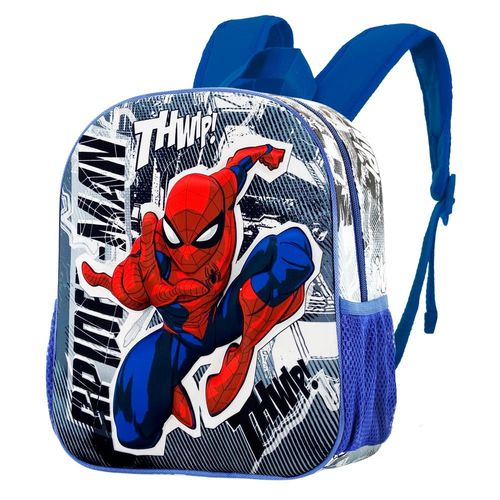 Sac à dos 3D Petit - Marvel Spiderman Jumping - Gris - Taille Unique