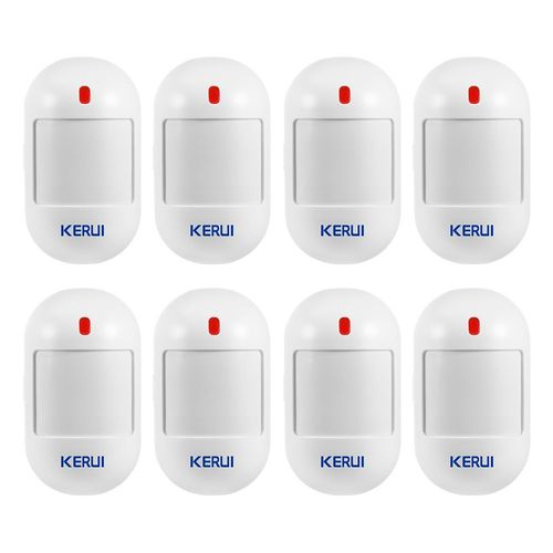KERUI-Capteur de mouvement PIR sans fil,alarme de détecteur infrarouge avec batterie pour WAthW33,protection du système d'alarme de sécurité à domicile - Type 8pcs motion sensor