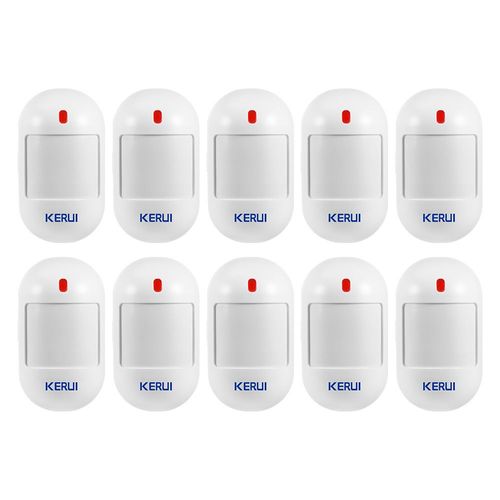 KERUI-Capteur de mouvement PIR sans fil,alarme de détecteur infrarouge avec batterie pour WAthW33,protection du système d'alarme de sécurité à domicile - Type 10pcs motion sensor