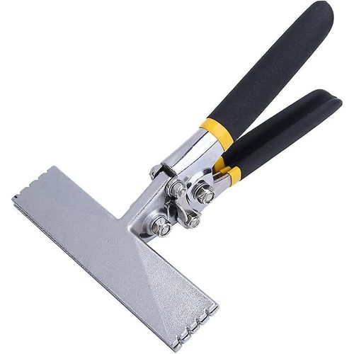 Pince à plier la tôle, pince à sertir manuelle résistante à la rouille, robuste et à vie, droite de 150 mm, longueur de 220 mm, outillage en aluminium MNS
