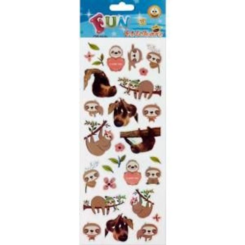 Fun Stickers - Animaux - Autocollants Le Paresseux