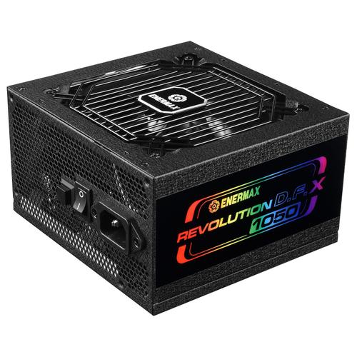 Enermax Revolution D.F. X - Alimentation électrique (interne) - entièrement modulaire - ATX12V 3.0 - 80 PLUS Gold - CA 100-240 V - 1050 Watt