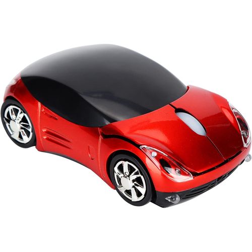 Souris Sans Fil 2.4 Ghz, Souris En Forme De Voiture Classique Avec Récepteur Usb, Souris Optique Ergonomique Pour Ordinateur Portable Pc Enfants Filles Petites Mains
