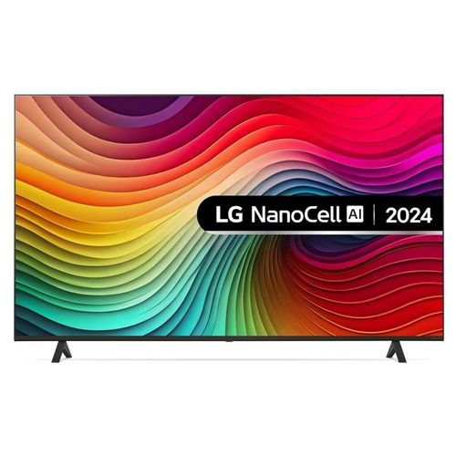 LG 50NANO82T6B - Classe de diagonale 50" Série Nano82 TV LCD rétro-éclairée par LED - Smart TV - webOS - 4K UHD (2160p) 3840 x 2160 - HDR - Nano Cell Display, Direct LED