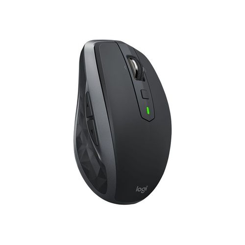 Logitech MX Anywhere 2S - Souris - laser - 7 boutons - sans fil - 2.4 GHz, Bluetooth - récepteur sans fil USB - graphite