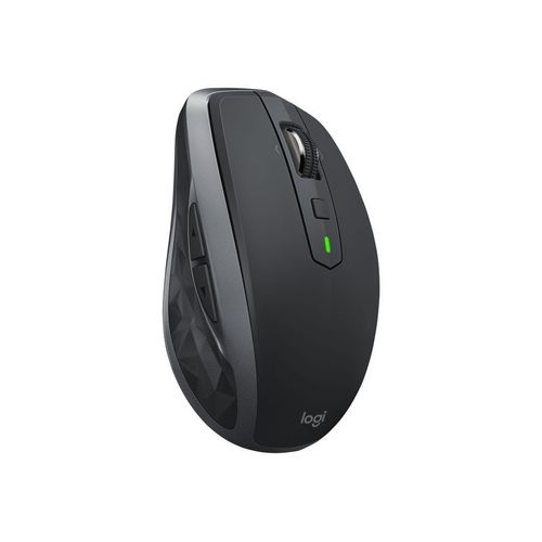 Logitech MX Anywhere 2S - Souris - laser - 7 boutons - sans fil - 2.4 GHz, Bluetooth - récepteur sans fil USB - graphite