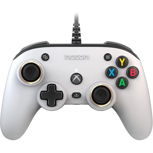 Gothicana By Emppro Compact Controller Blanc Usb Manette De Jeu Xbox One, Xbox Series S, Xbox Series X