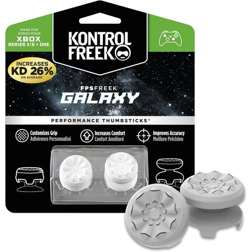 Gothicana By Empfps Freek Galaxie Blanc Pour Manette Xbox One Et Xbox Series X | Manette Performance | 1 Taille Haute, 1 Taille Moyenne | Blanc