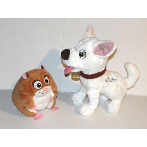 Volt Star Malgré Lui Lot Peluche Doudou Volt Le Chien Et Rhino Le Hamster Disney