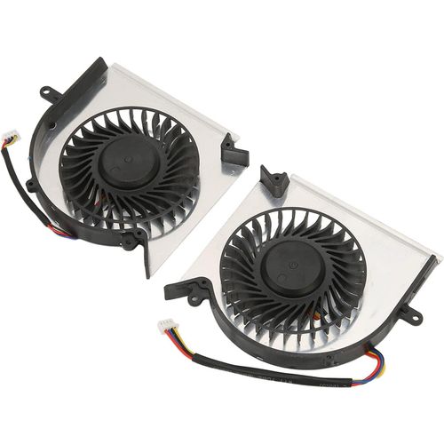 Lbgwp60 Cpu Ventilateur Gpu Pour Msi Ge75 Gp75 Gl75 We75 Ge63 Gp63 Gl63 Gv63 Ge73,4 Pin Dc 5V/0.55A Cpu Gpu Refroidisseur De Ventilateur De Refroidissement,Facile À Installer Et À