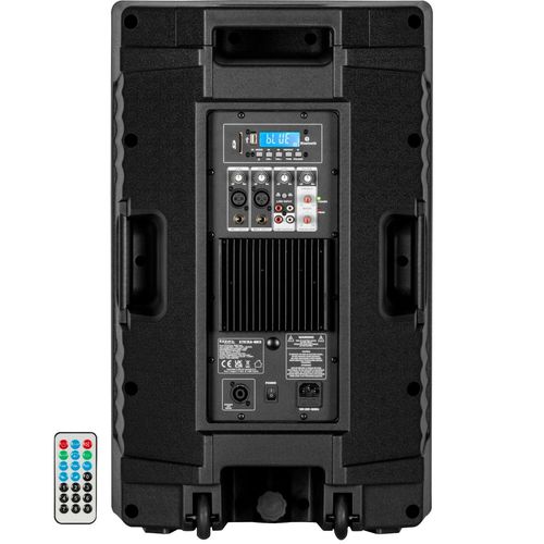 Pack Sono 2 Enceintes Ibiza XTK12A-MKII 12" 500W - Table Mixage Bluetooth DJM150USB-BT USB - Casque - Câbles - Soirée DJ Mobile