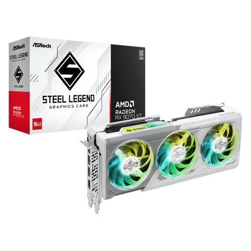 Carte Graphique ASRock Radeon RX 9070 XT Steel Legend