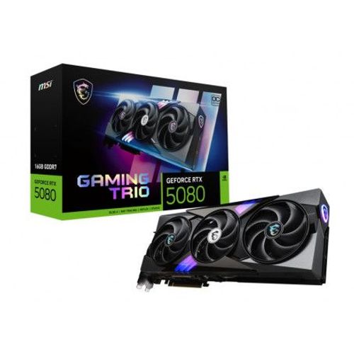 MSI Gaming RTX 5080 16G Gaming Trio OC Graphics Card 16GB GDDR7
