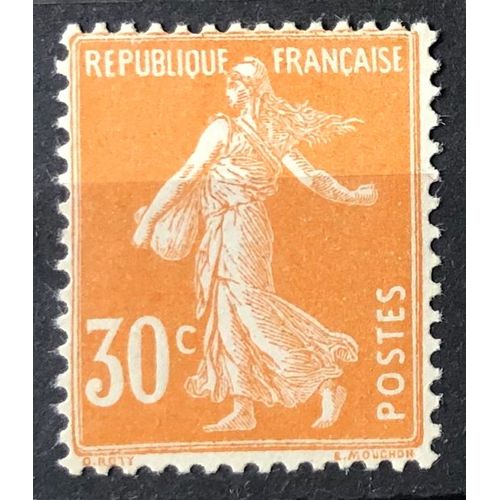 Semeuse 1907 - 30c Orange (Impeccable N° 141) Neuf** Luxe (= Sans Trace De Charnière) - France Année 1907 - Brn83 - N33316