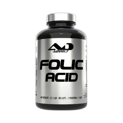 Acide Folique (90caps)| Vitamines B|Addict Sport Nutrition 