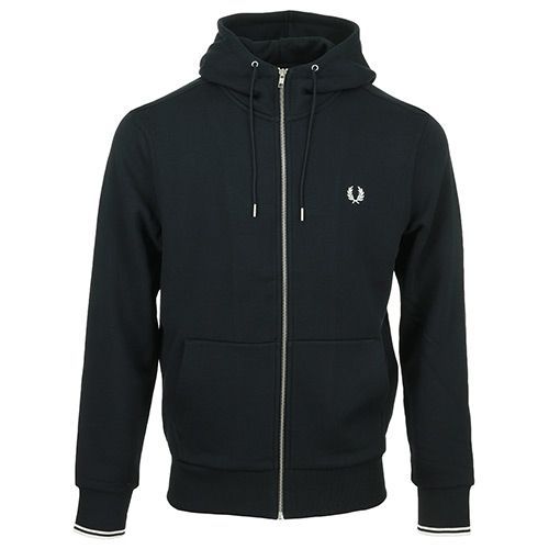 Fred Perry Hooded Zip Through Sweatshirt