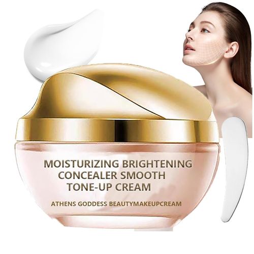 Detroitrain Sunny Cream Anti-Cernes Et Fond De Teint, 50 G, Crème Anti-Cernes Hydratante Lissante, Correcteur Illuminateur Hydratant Crème Tonique 