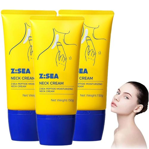Crème Pour Le Cou Z Sea, Crème Anti-Âge Raffermissante Pour Le Cou, Soin Hydratant Et Raffermissant Au Collagène, Vitamine C Et Acide Hyaluronique, Réduit Les Rides