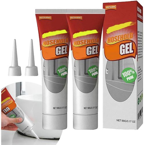 Gel nettoyant pour joints de réfrigérateur et de machine à laver, gel détachant ménager, gel ménager, convient pour les joints d'évier, de baignoire, de toilettes
