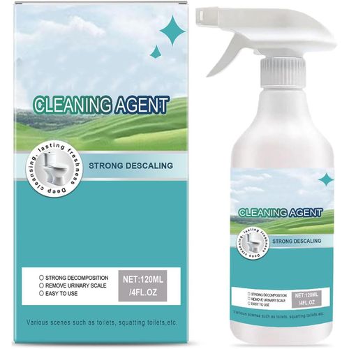 Nettoyant WC multi-usages à l'acide oxalique haute concentration, nettoyant WC à l'acide oxalique très efficace, spray nettoyant moussant multi-usages