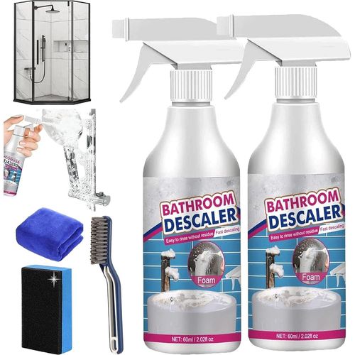 Détartrant pour salle de bain Life Sunny, nouveau nettoyant mousse détartrant tout usage pour salle de bain (2025), nettoyant pour taches tenaces pour salle de bain