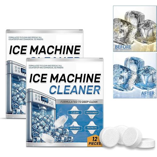 Nettoyant et détartrant pour machine à glace Frigidair e - 12 pastilles nettoyantes pour machine à glace Frigidair e