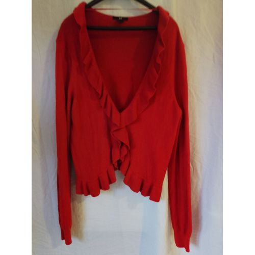 Gilet H&M Rouge Femme