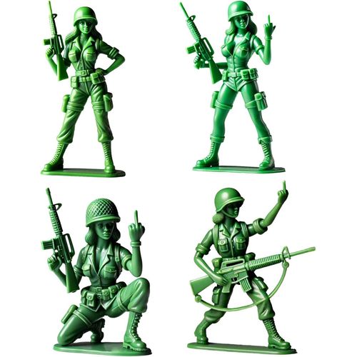 Vétéran Vert Amusant, Soldat Vert Amusant, Figurines D'action D'hommes De L'armée, Ensemble De Soldats Militaires Classiques, Petites Figurines D'hommes De L'armée En Plastique