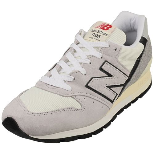 Chaussures New Balance 996 Gris Ecru Made In Usa Unisex Le