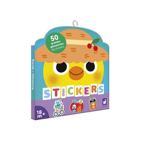 50 Grandes Gommettes Stickers Printemps - Janod