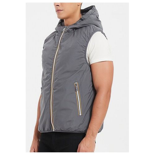 Doudoune Sans Manches Gris Homme