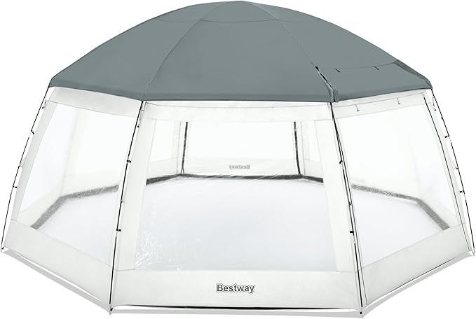 Dome de protection pour piscine hors sol rondes Flowclear 600x600x295cm