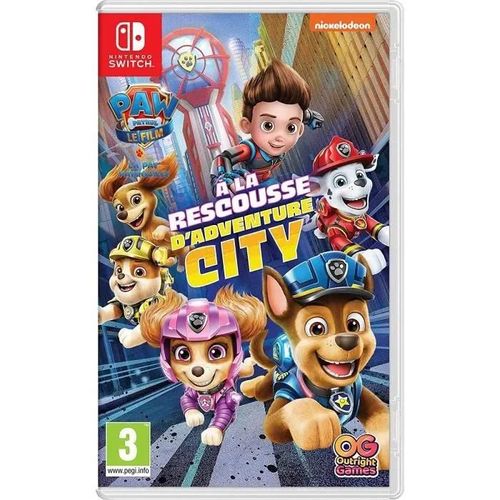 Paw Patrol, La Pat' Patrouille À La Rescousse D'adventure City Switch + 1 Led Flash (Ios, Android)