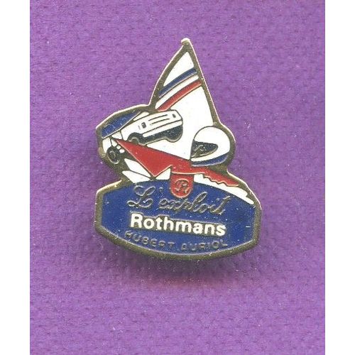 Rare Pins Cigarettes Rothmans Hubert Auriol B930