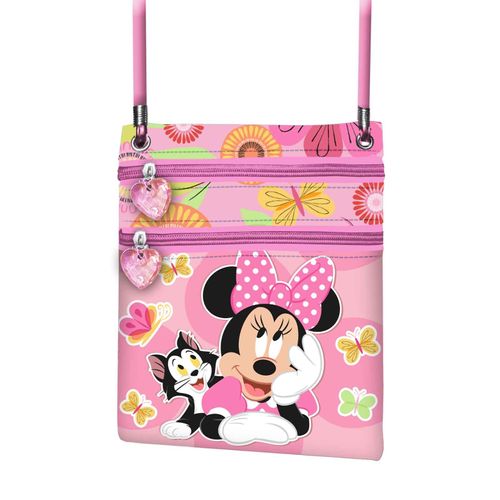 Sac à Bandoulière Action V. - Disney Minnie Mouse Kitten - Rose - Taille Unique