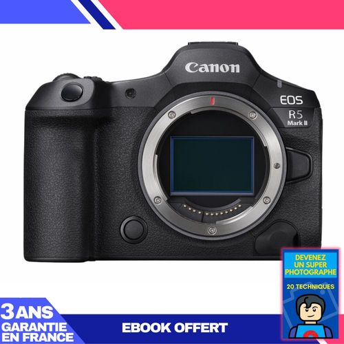 Boitier Canon R5 Mark II + Ebook 'Devenez Un Super Photographe'