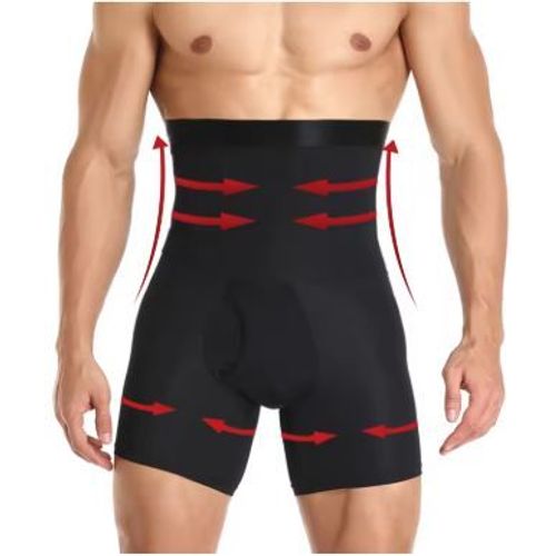 Hommes Ventre Contrôle Shorts Corps Shaper Compression Taille Haute Formateur Ventre Contrôle Minceur Shapewear Boxer Sous-Vêtements Fajas