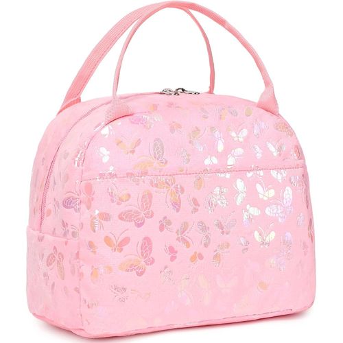 SHILIU-Peluche Sac Isotherme Enfant Fille Sacs-repas Femmes Sac de Pique-nique Sac à Goûter Fille Sac de Lunch avec Fermeture Éclai[