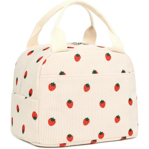 SHILIU-Sac Isotherme Enfant Fille Sacs-repas Femmes Sac de Pique-nique Sac à Goûter Fille Sac de Lunch avec Fermeture Éclair, Motif[