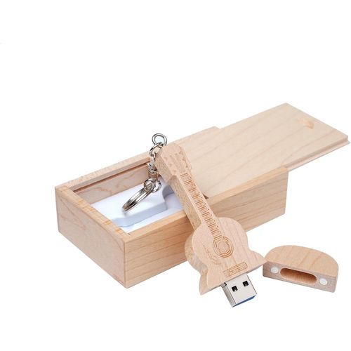 SHILIU-Clé USB en forme de guitare en bois d'érable 3.0/8GB Bois d'érable[445]