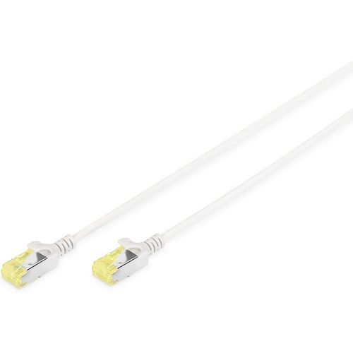 SHILIU-Câble LAN Cat 6A - 3m - Slim - RJ45 Câble réseau - U/FTP Blindé - Compatible Cat-6 - Gris[2251]