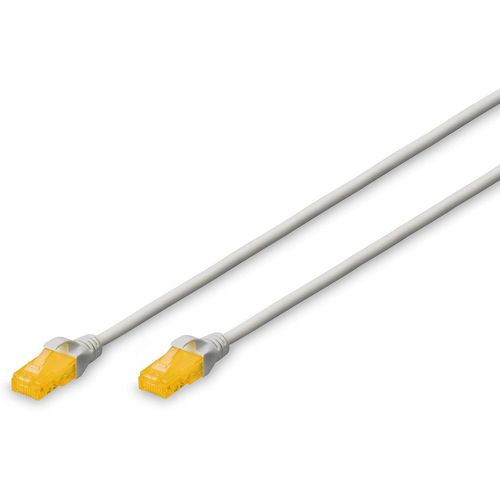 SHILIU-Câble LAN Cat 6A - 5m - Slim - RJ45 Câble réseau - UTP Non blindé - Compatible Cat-6 - Gris[2253]