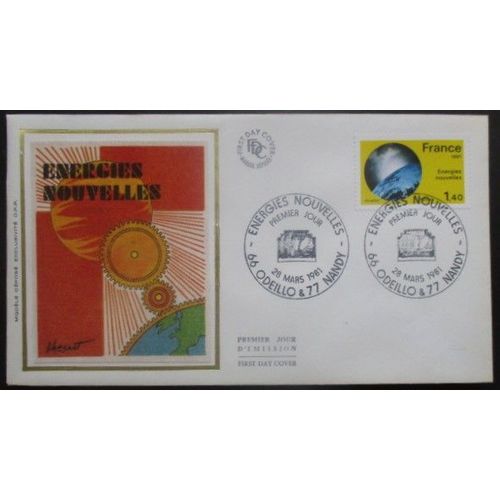 France Fdc Energies Nouvelles 28-03-81 Odeillo