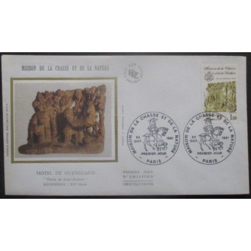France Fdc Maison De La Chasse Et Nature 24-10-81 Paris