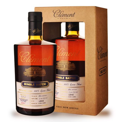 Rhum Clément Single Batch Canne Bleue 50cl - Etui