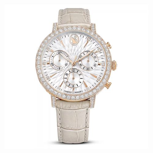 Montre Swarovski Chrono Taupe