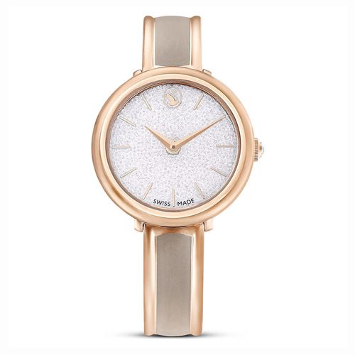 Montre Femme Swarobski Crystalline Bangle Rosée