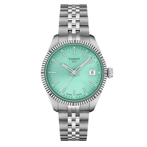 Montre Femme Tissot Balade Acier Cadran Vert Clair